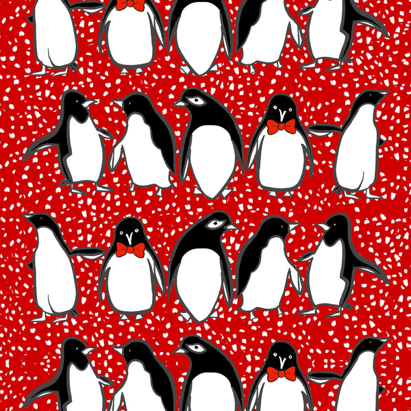 Penguins Tea Towel