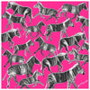 Zebras Scarf - Pink
