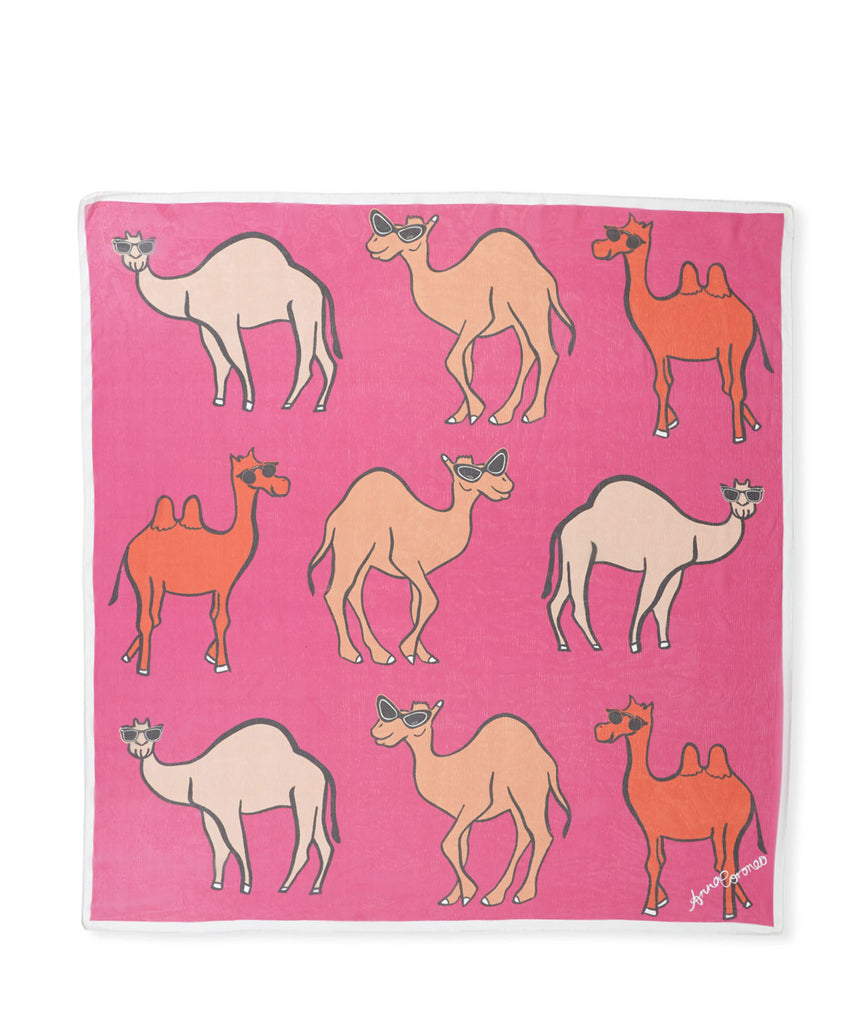 Cool Camels Scarf - Pink