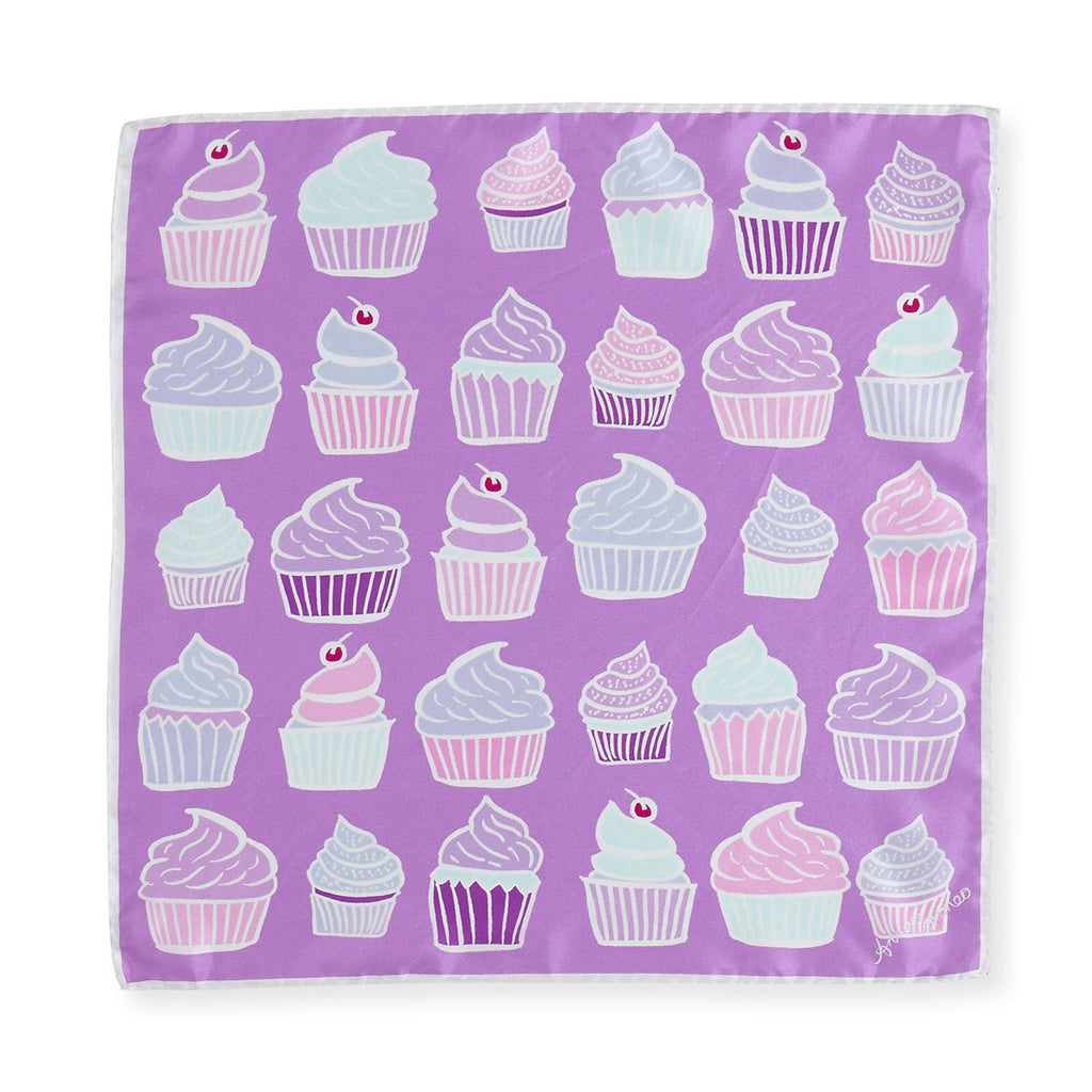 Cupcakes Scarf - Lilac