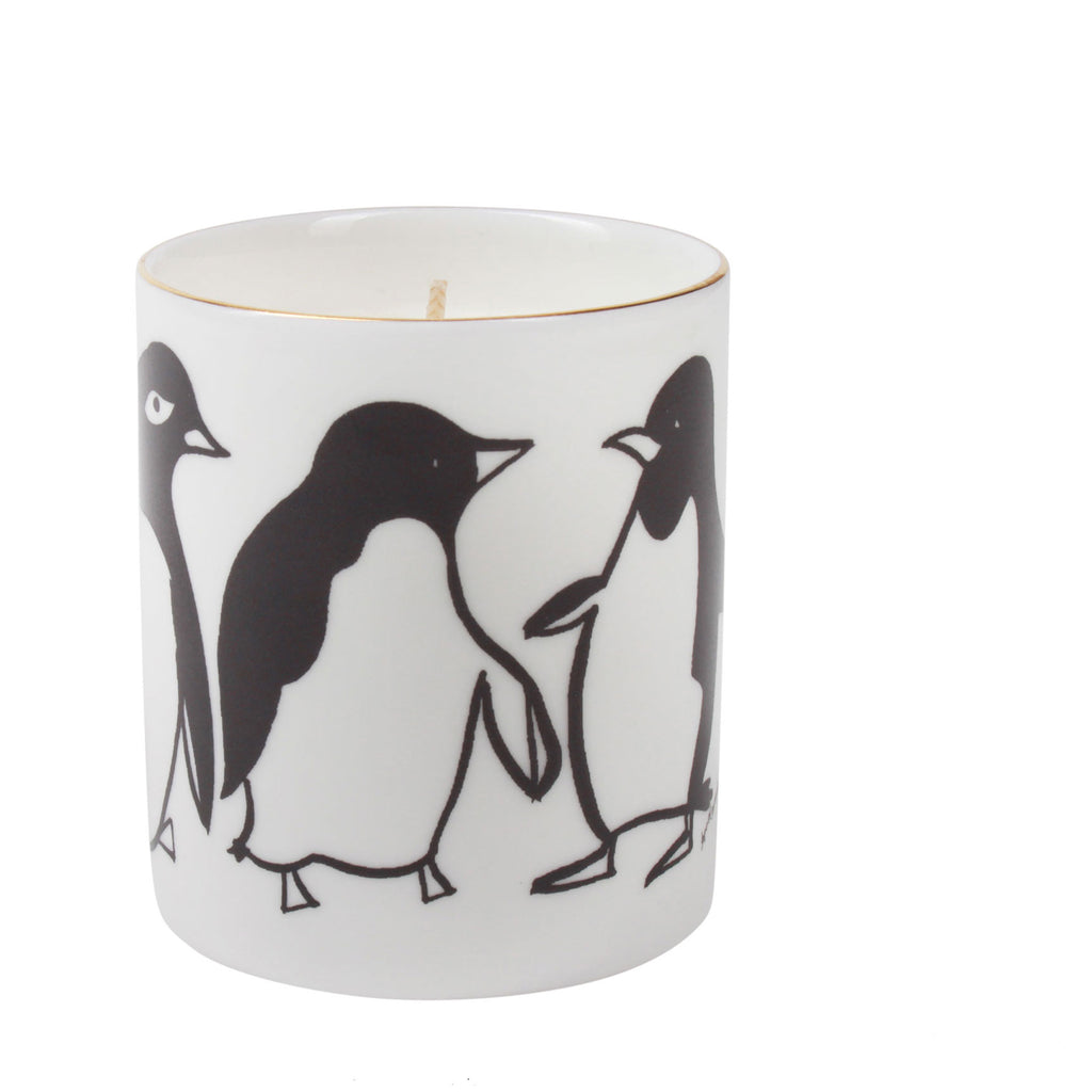 Penguins Candle