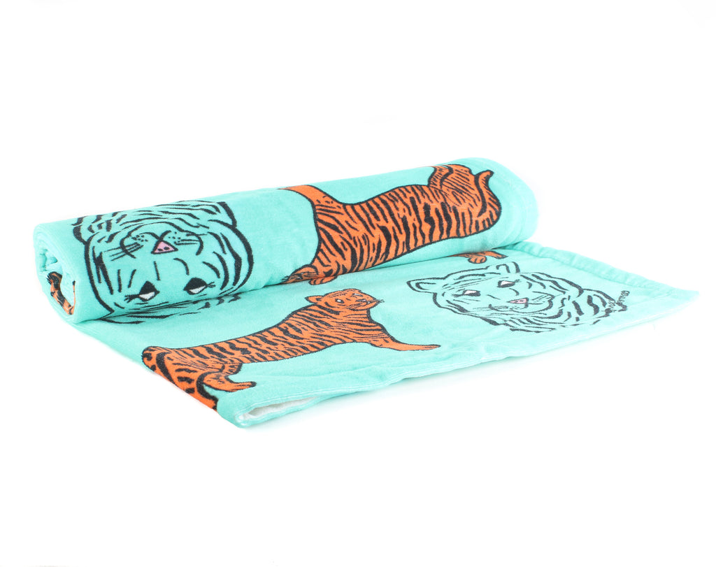 Tigers Beach Towel