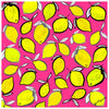 Lemons Scarf - Pink