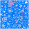 Snowflakes Classic Scarf - Blue/White