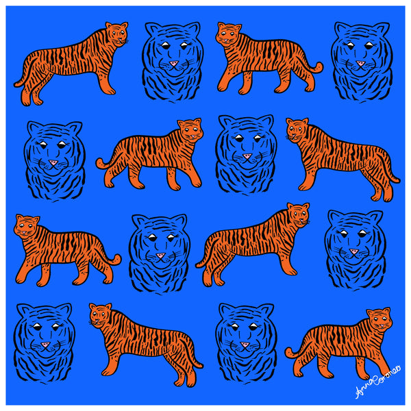 Tigers Scarf - Blue