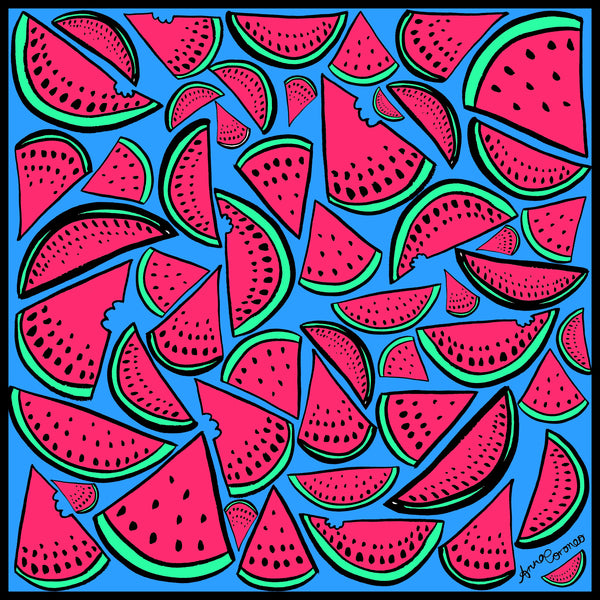 Watermelons Scarf - Pink